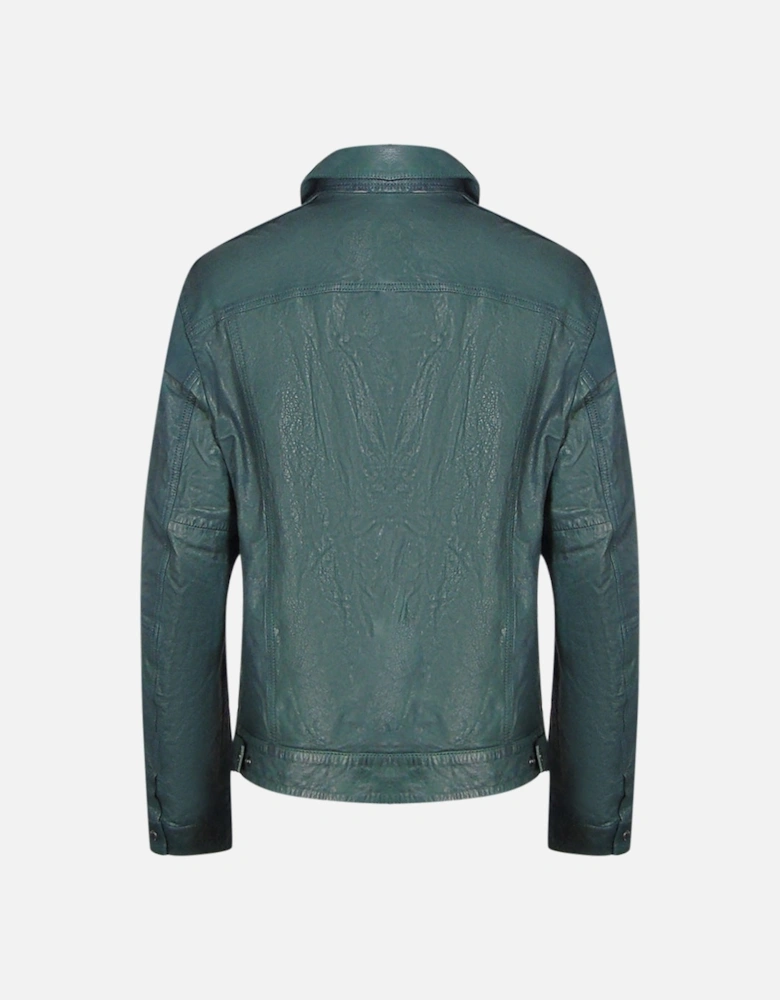 Todd Leather Jasper Green leather Jacket