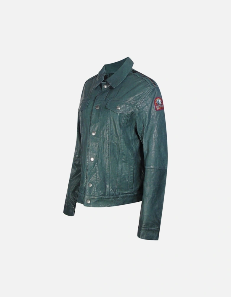 Todd Leather Jasper Green leather Jacket