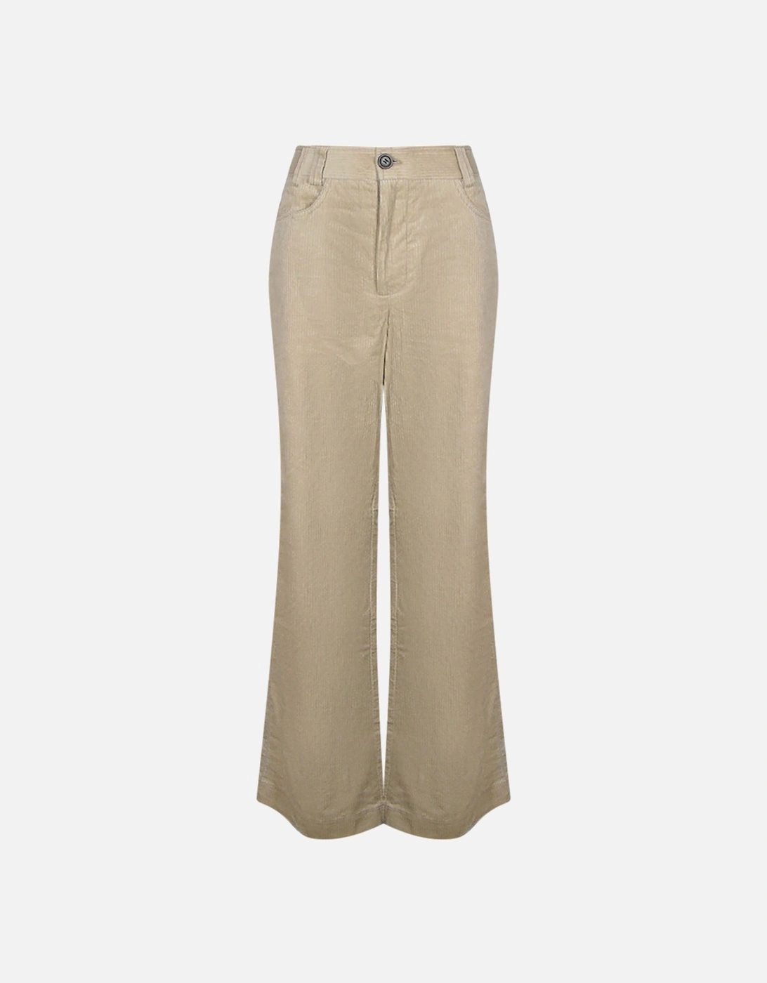 Lorenza Sun Kissed Beige Cord Trousers, 4 of 3