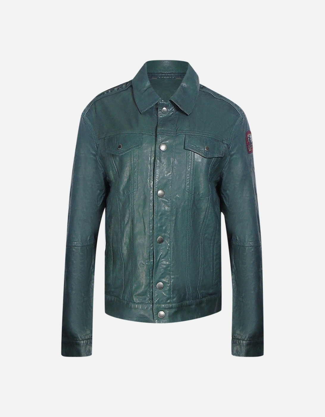 Todd Leather Jasper Green leather Jacket, 4 of 3