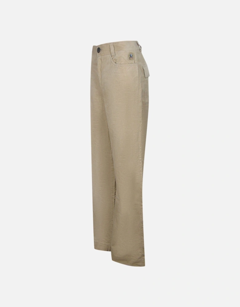 Lorenza Sun Kissed Beige Cord Trousers