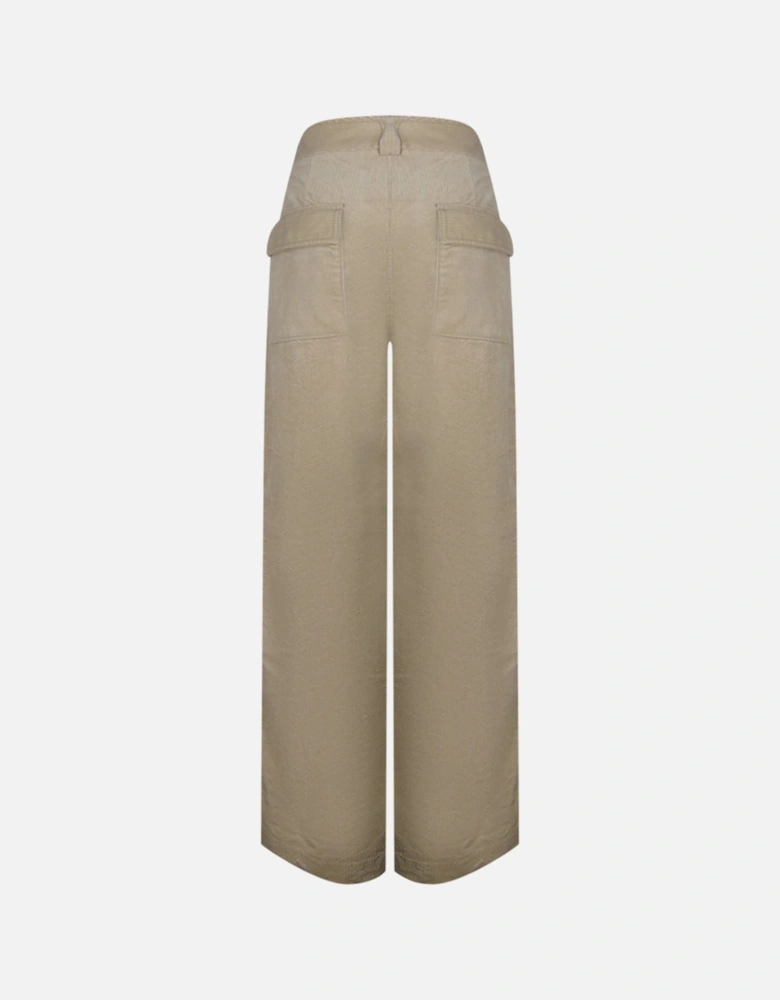 Lorenza Sun Kissed Beige Cord Trousers