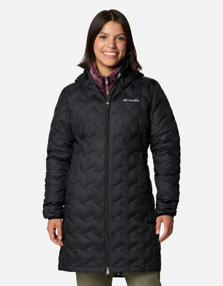 Women's Delta Ridge II Long Down Jacket - Black