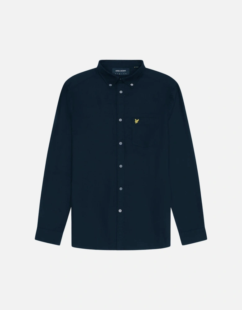 Lyle & Scott Dark Navy Blue Long Sleeve Shirt