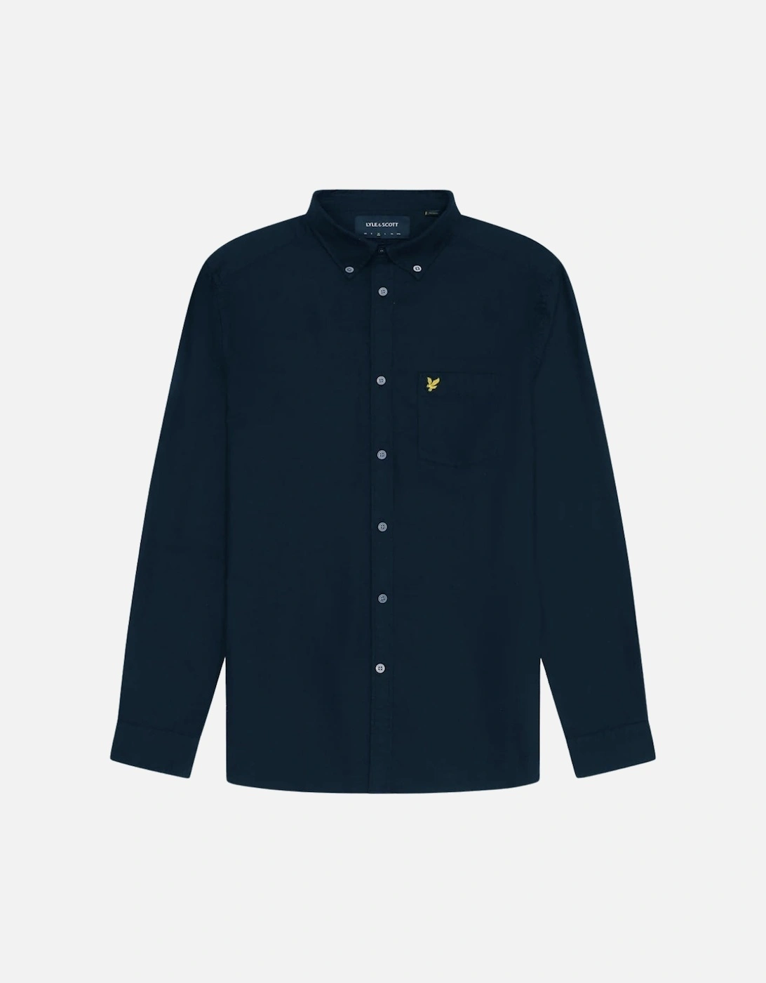 Lyle & Scott Dark Navy Blue Long Sleeve Shirt, 2 of 1