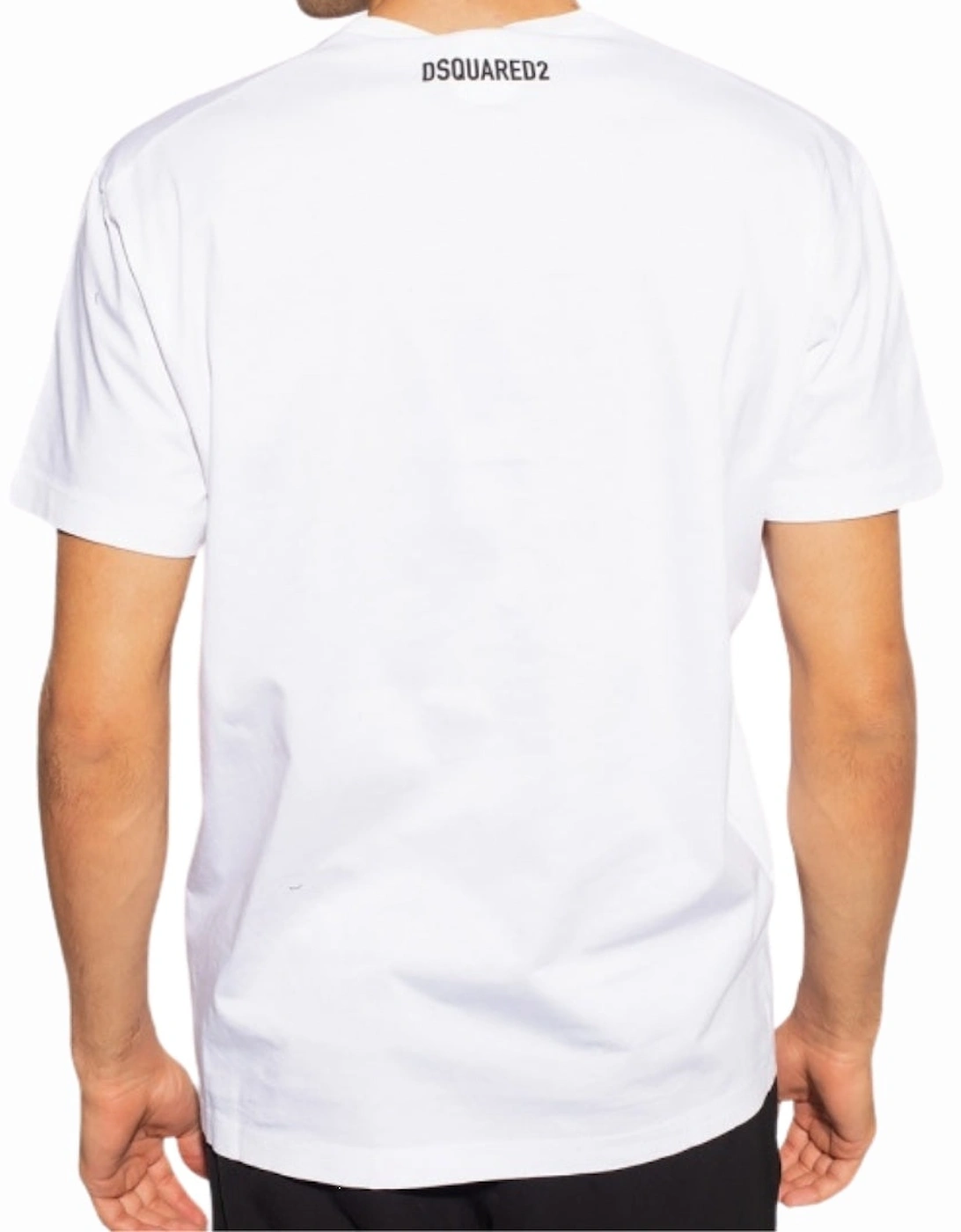 Cool Print Logo White T-Shirt