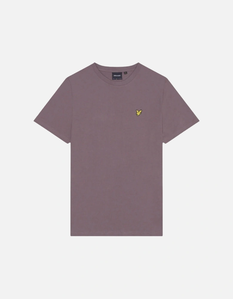 Lyle & Scott Branded Chest Logo Purple Highland Mauve T-Shirt