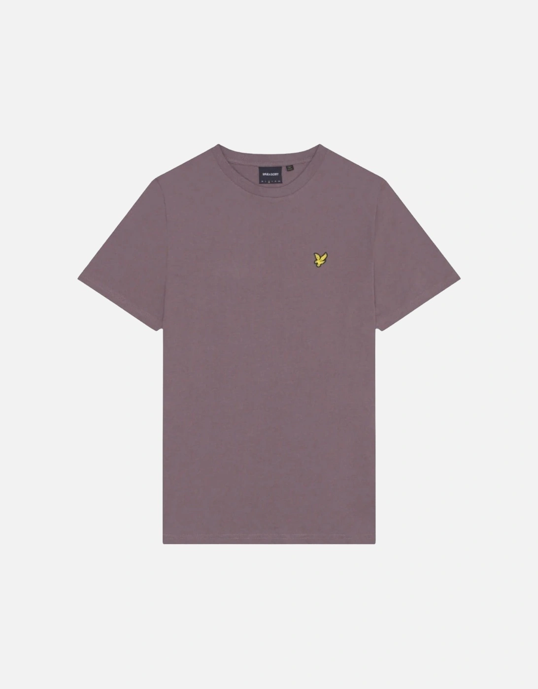 Lyle & Scott Branded Chest Logo Purple Highland Mauve T-Shirt, 3 of 2