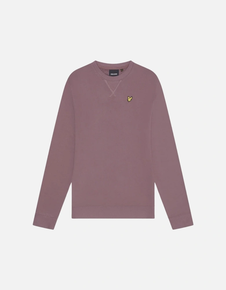 Lyle & Scott Branded Highland Mauve Purple Pull-over Sweatshirt