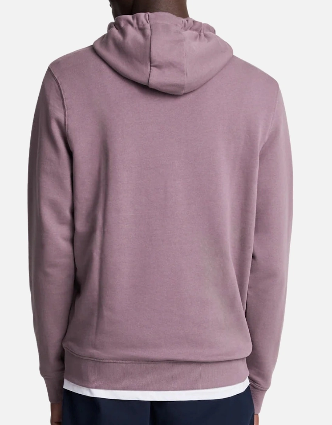 Lyle & Scott Branded Highland Mauve Purple Pull-over Hoodie