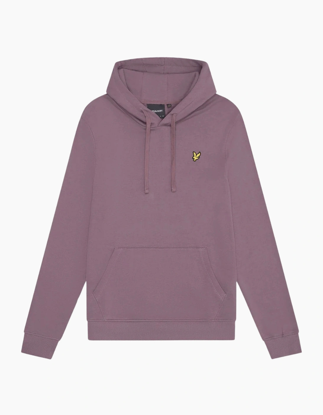 Lyle And Scott Men's Purple Lyle & Scott Branded Highland Mauve Pull-Over Hoodie  38 M