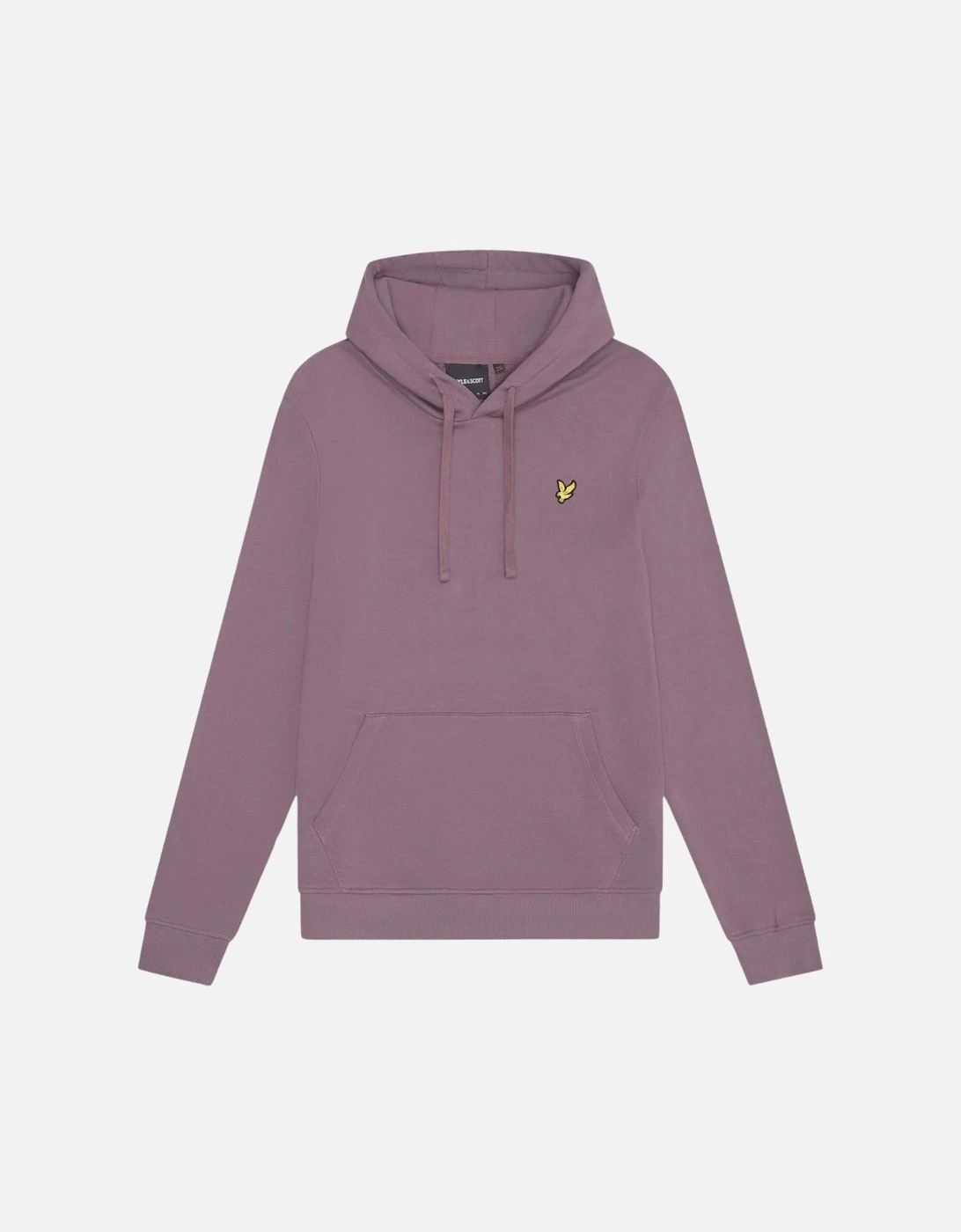 Lyle & Scott Branded Highland Mauve Purple Pull-over Hoodie, 4 of 3