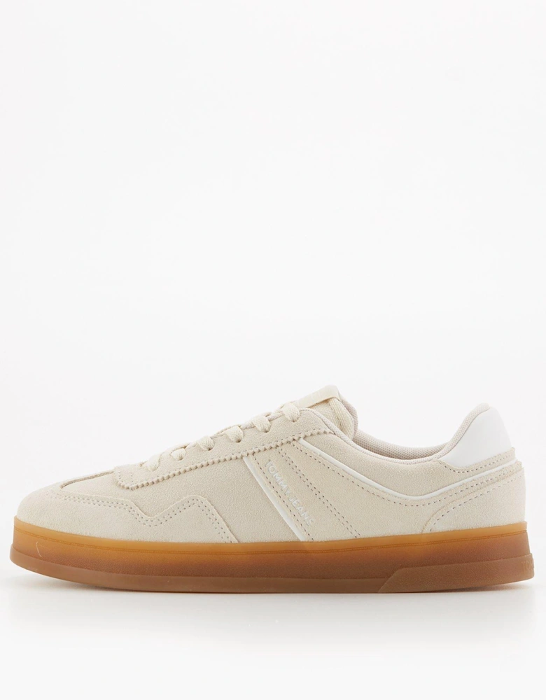 Greenwich Suede Low-Top Trainers - Newsprint