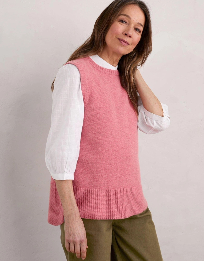 Coupling Vest Knit - Pink