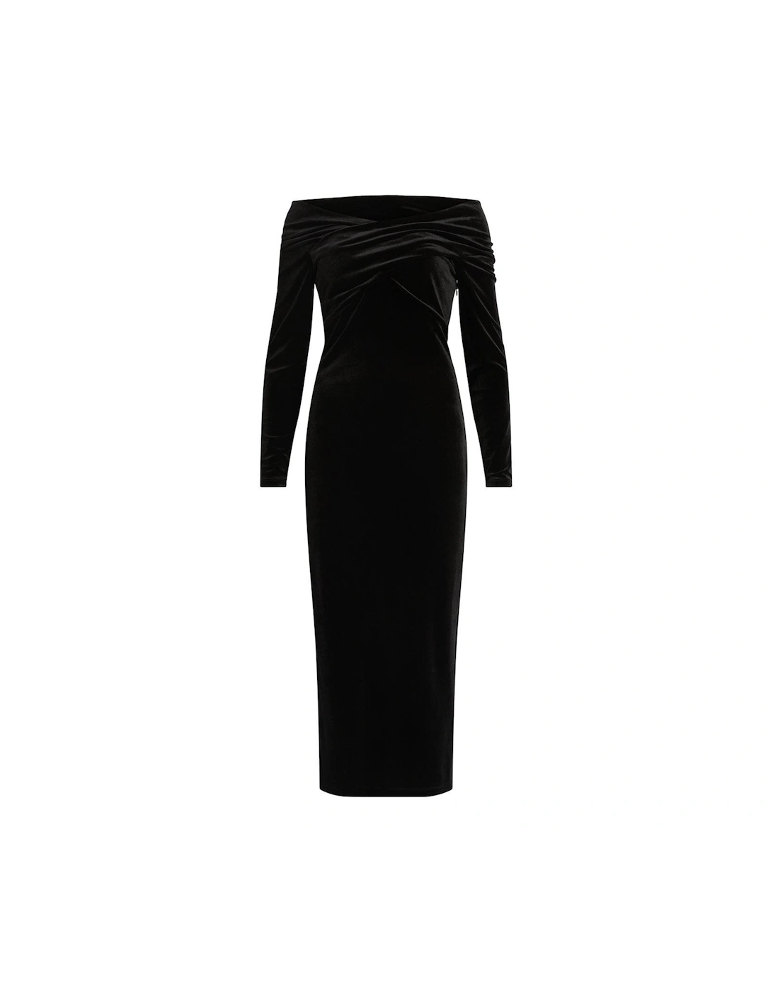 Delta Velvet Dress - Black