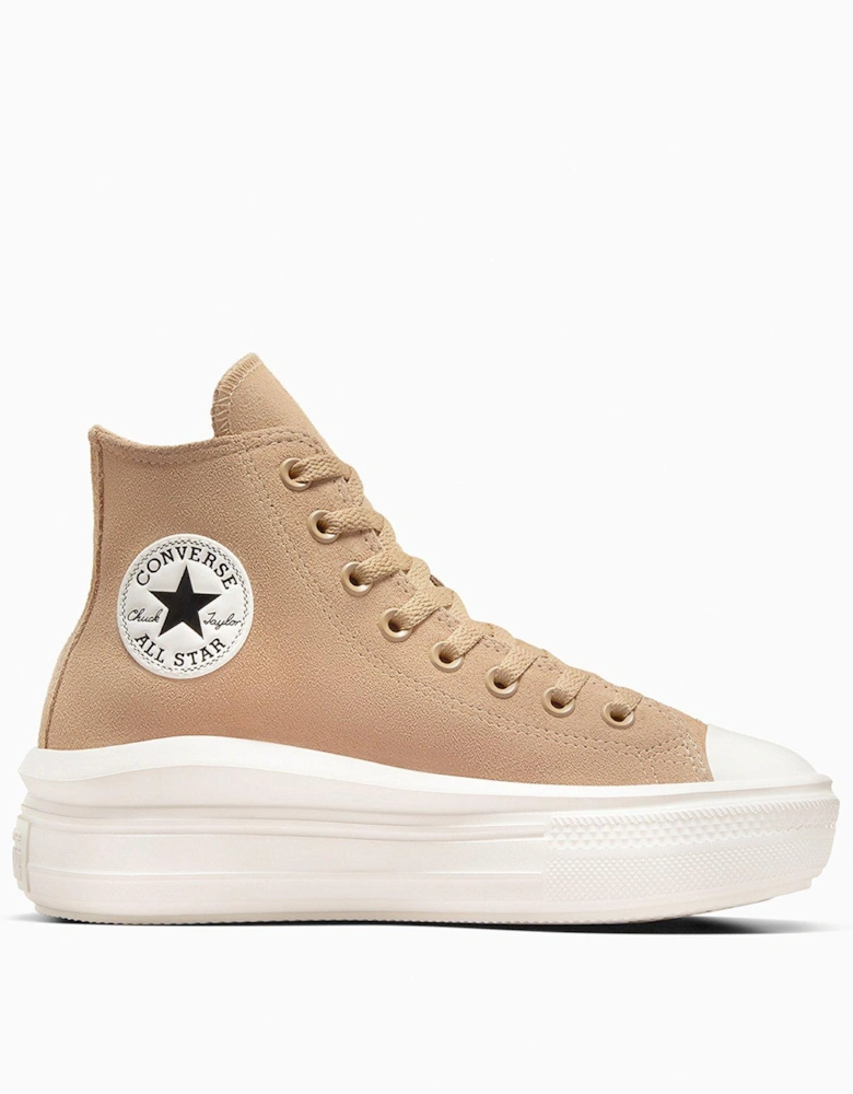 Womens Crafted Color Chuck Taylor All Star Move Trainers - Brown