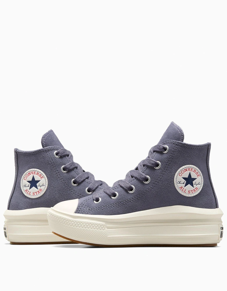 Kids Lux Sport Chuck Taylor All Star Move Trainers - Purple