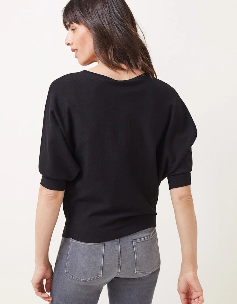 Cristine Batwing Fine Knit Jumper