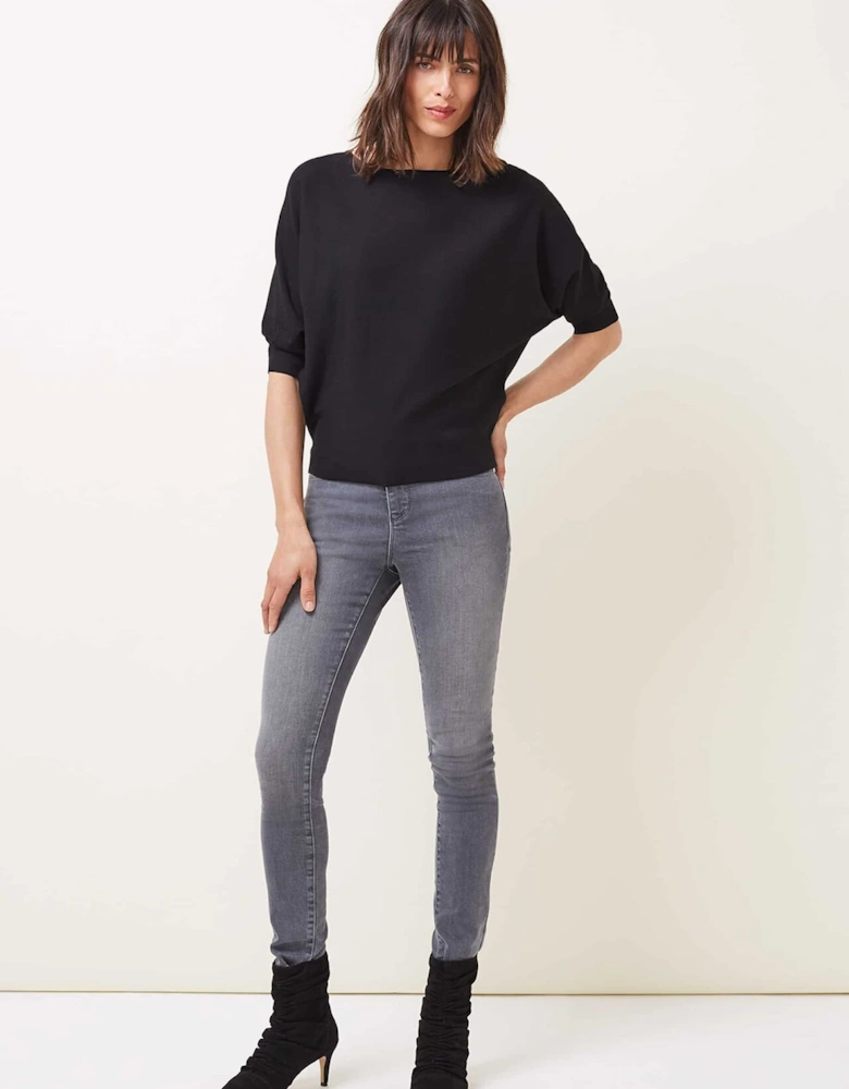 Cristine Batwing Fine Knit Jumper