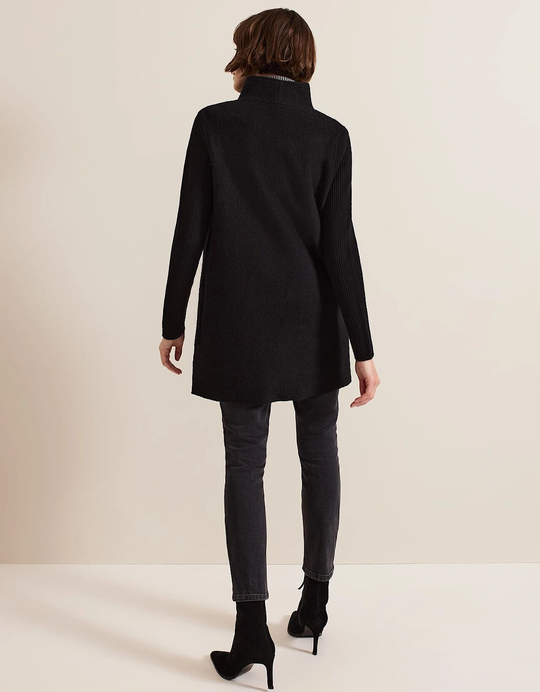 Byanca Zip Knit Coat