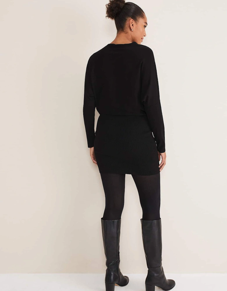Becca Zip Neck Detail Dress