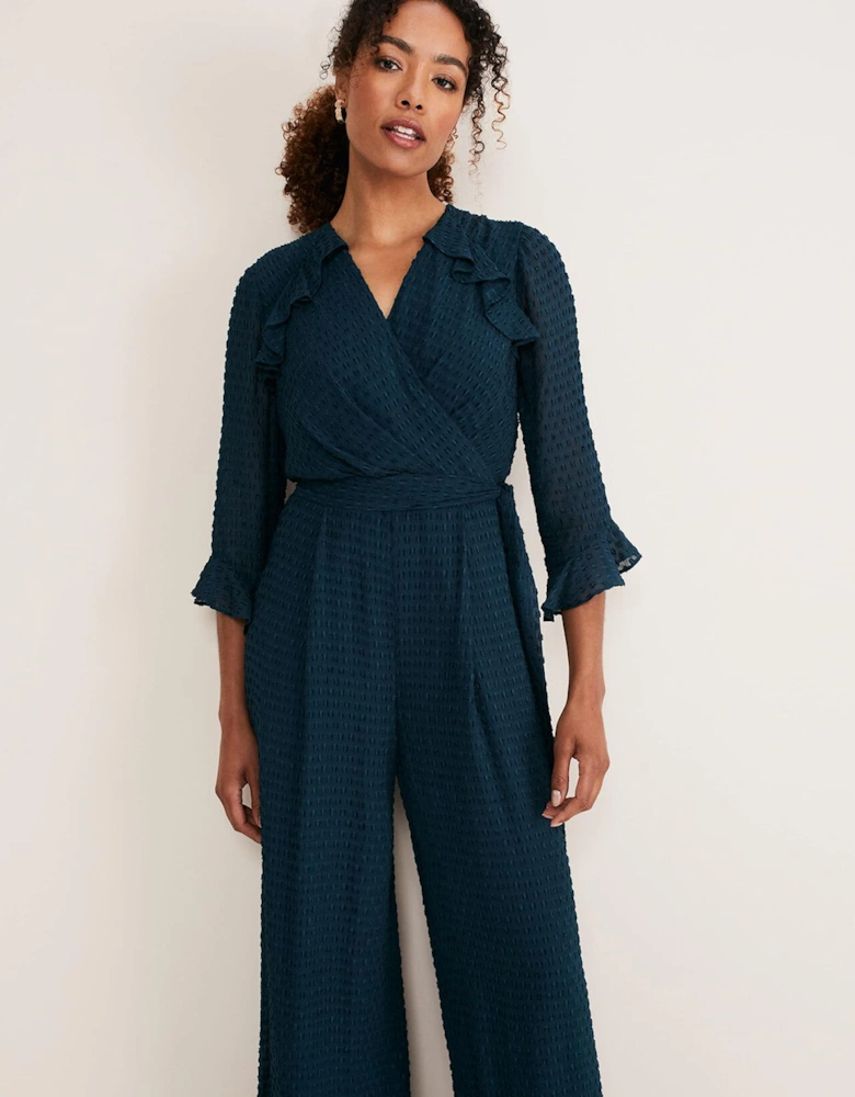 Hattie Wrap Wide Leg Jumpsuit