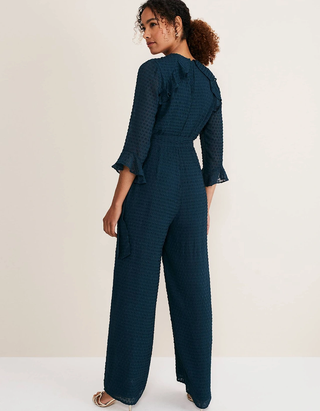 Hattie Wrap Wide Leg Jumpsuit