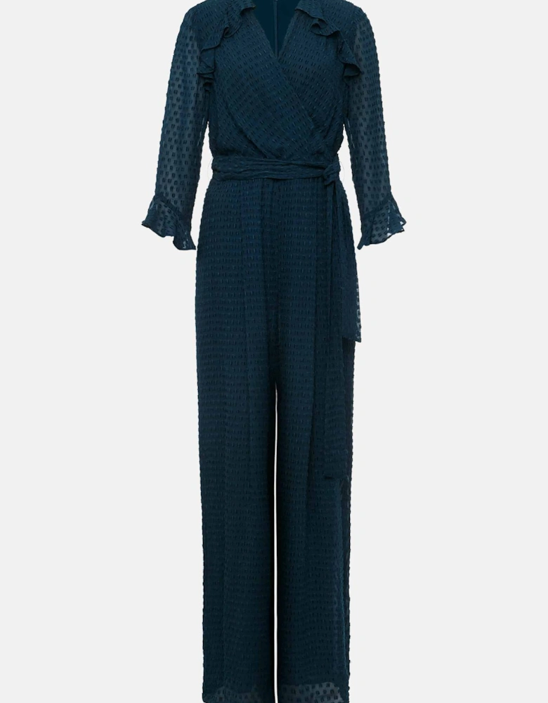 Hattie Wrap Wide Leg Jumpsuit