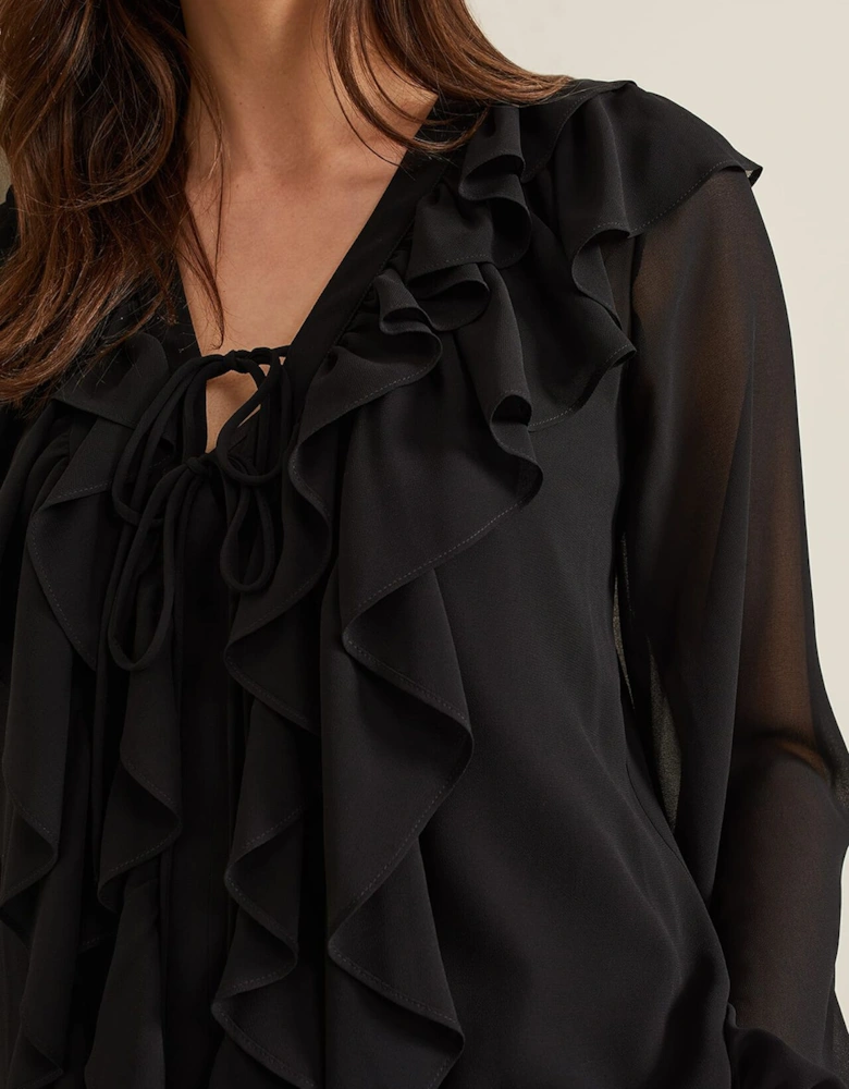 Ivana Ruffle Blouse