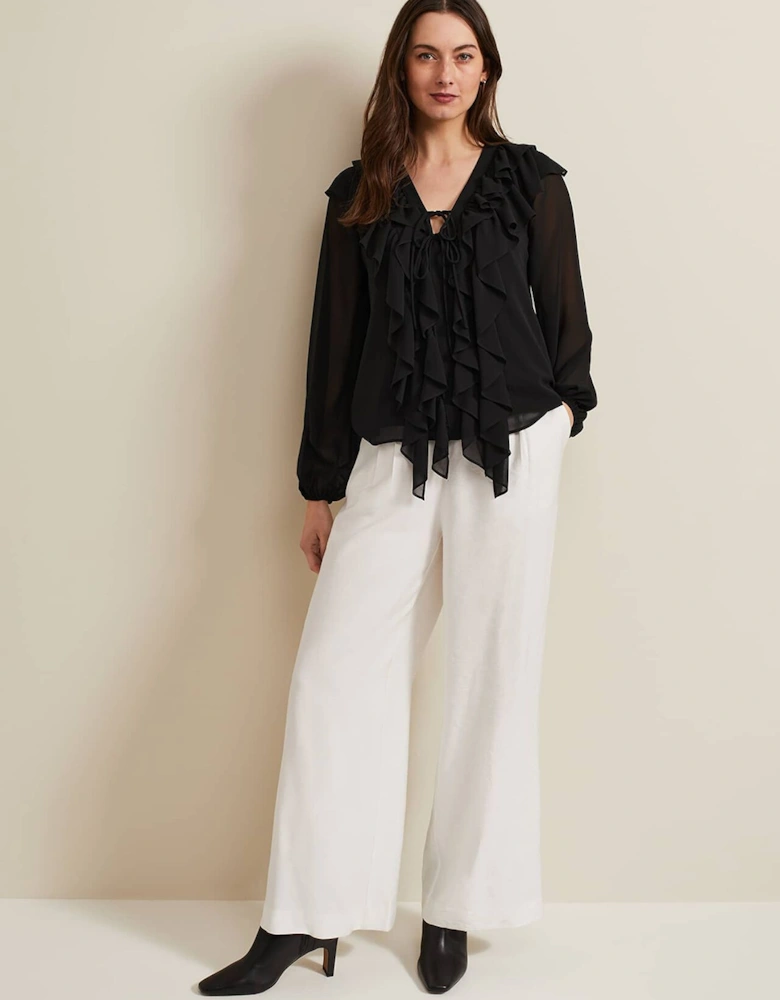 Ivana Ruffle Blouse