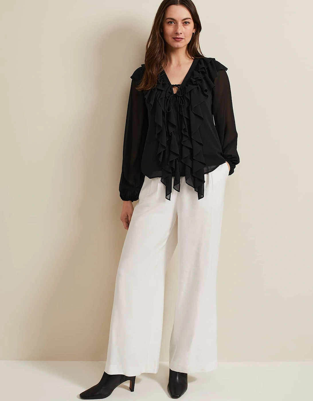 Ivana Ruffle Blouse