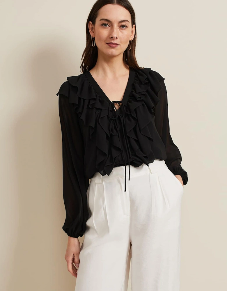 Ivana Ruffle Blouse
