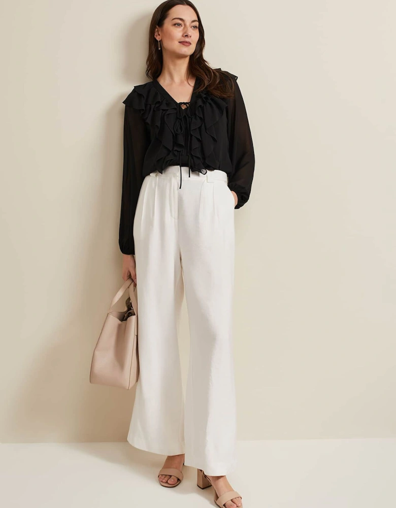 Ivana Ruffle Blouse