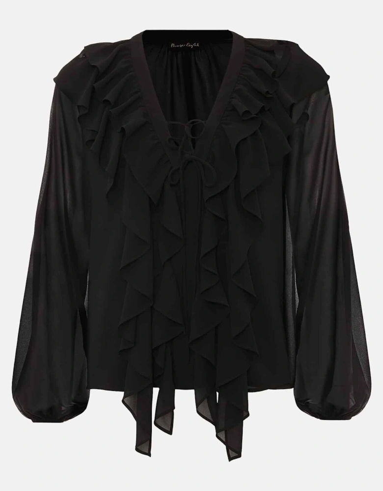 Ivana Ruffle Blouse