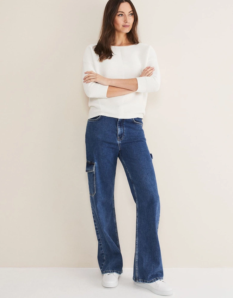 Nellie Ripple Knitted Jumper