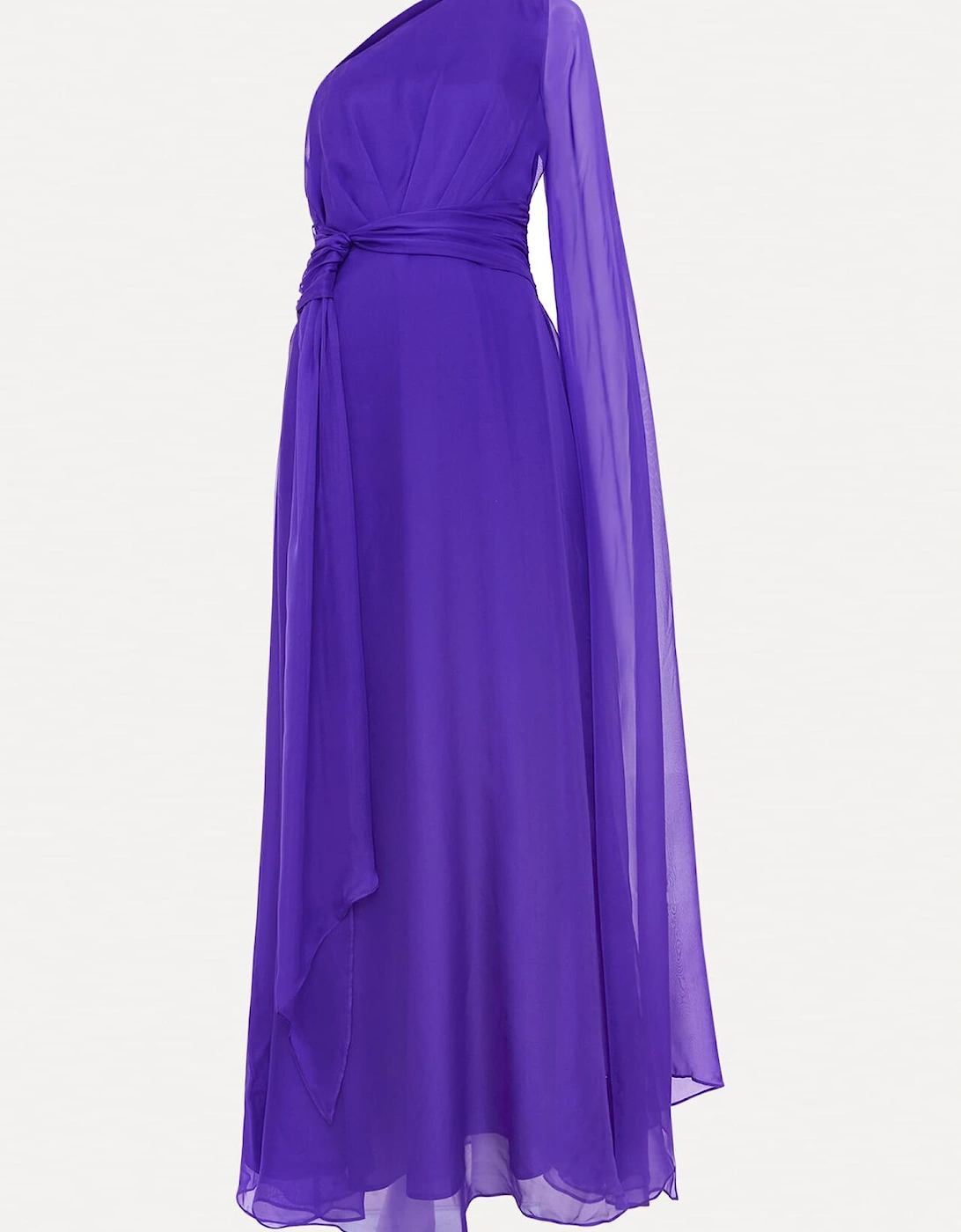 Darby Silk One Shoulder Maxi Dress