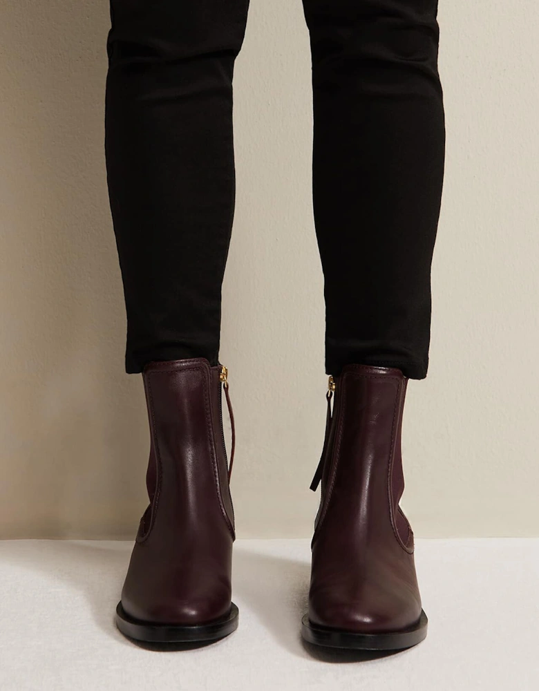 Leather Ankle Boots