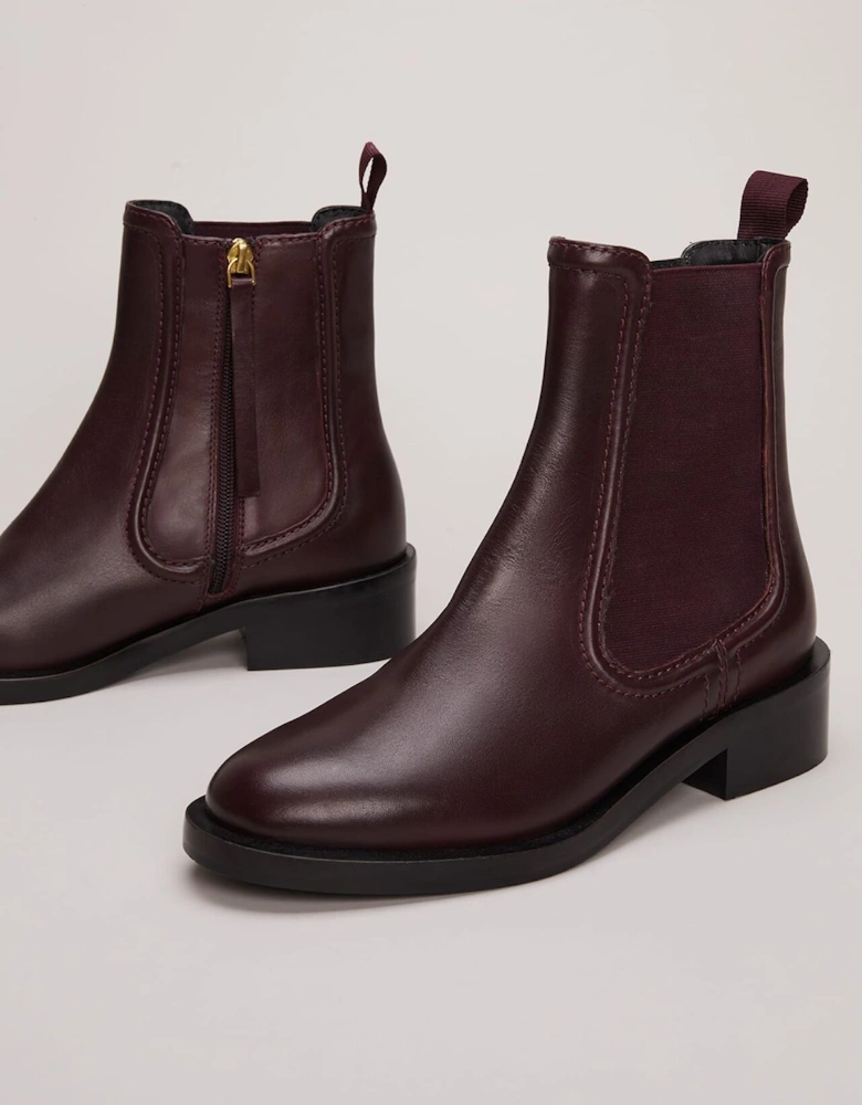 Leather Ankle Boots