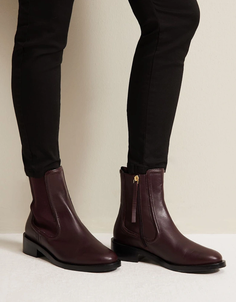Leather Ankle Boots