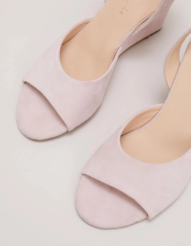 Ankle Strap Peep Toe Wedge