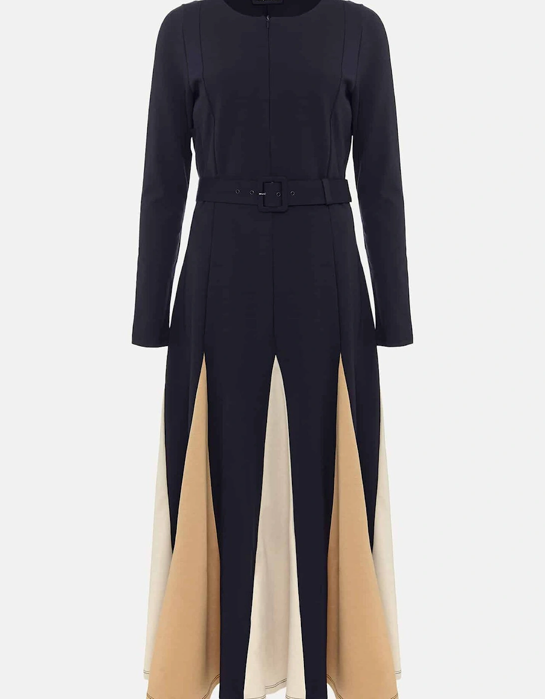 Paula Navy Midi Dress