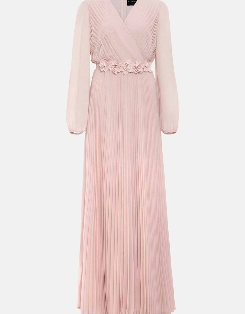 Petite Alecia Pleated Maxi Dress