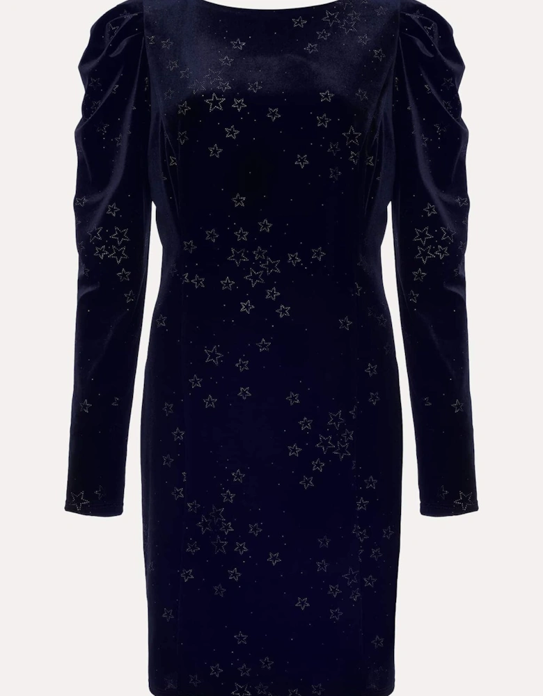 Daria Velvet Star Dress