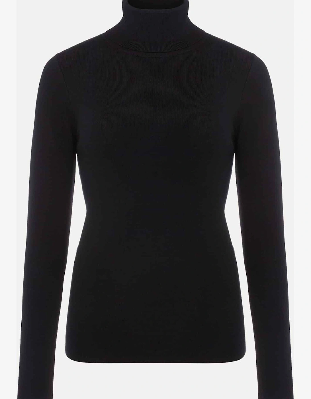 Gwyneth Black Roll Neck Jumper