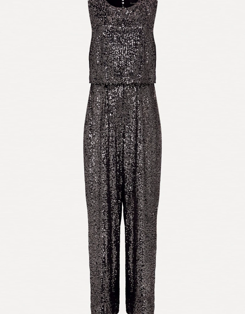 Aubrey Sequin Wide Leg Jumpsuit