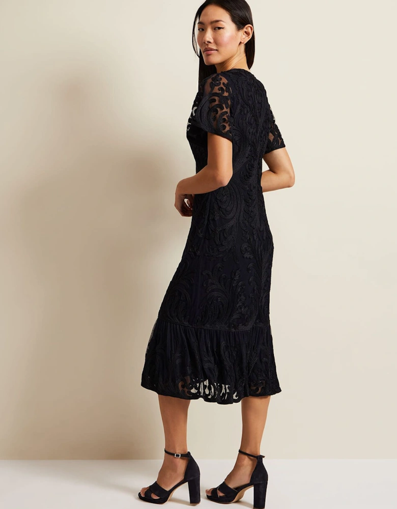 Matilda Tapework Midi Dress