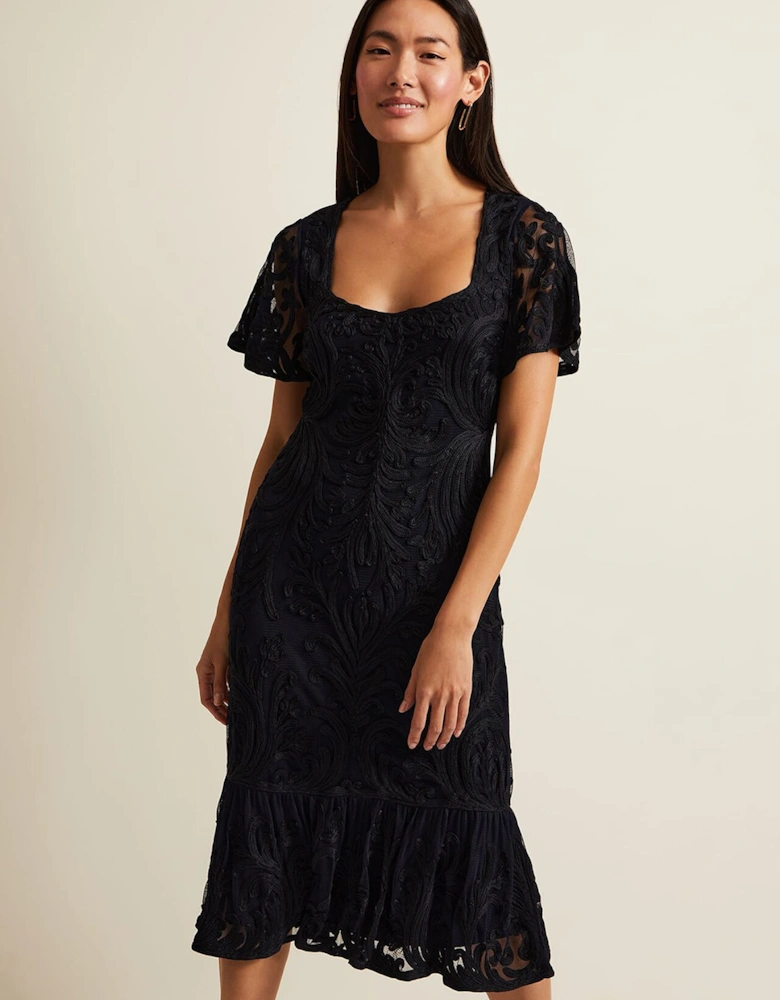 Matilda Tapework Midi Dress