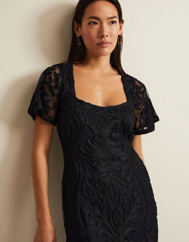 Matilda Tapework Midi Dress
