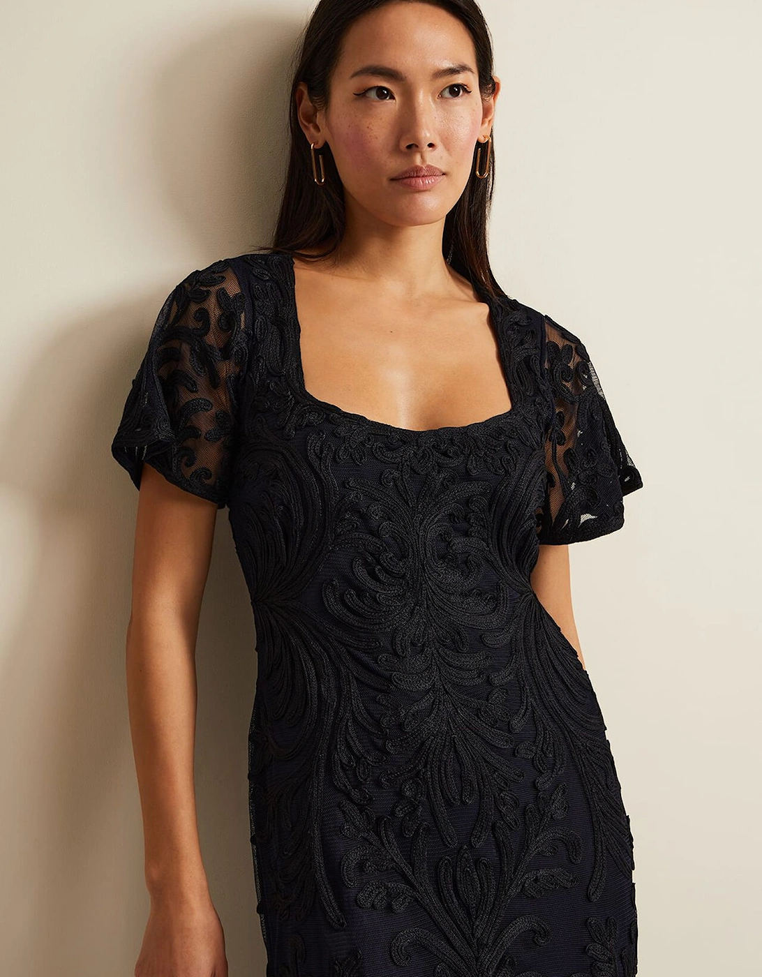 Matilda Tapework Midi Dress