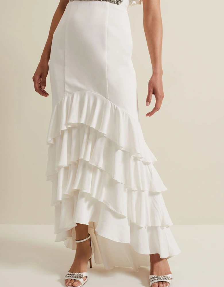 Ellery Frill Maxi Wedding Dress